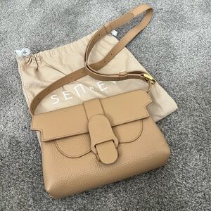 Senreve Aria Bag in Dolce Leather (Butterscotch Color)